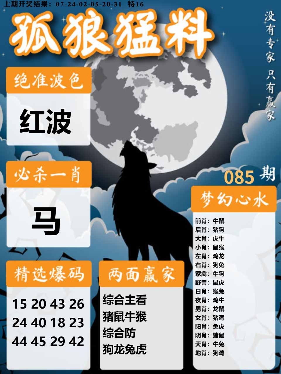 085期孤狼猛料[图]